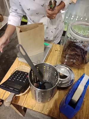 Weighing process at Naked Inc in Jakarta