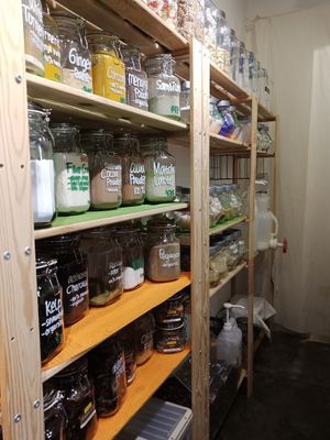 Spices, powder and stuff at Naked Inc in Jakarta