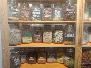 Nuts and seeds at Naked Inc in Jakarta