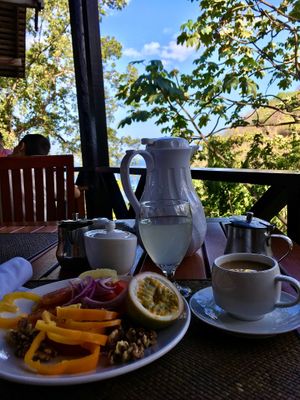 Delicious vegan and gluten free breakfast daily at Anse Chastanet!! at Emeralds at Anse Chastanet Resort in Soufriere