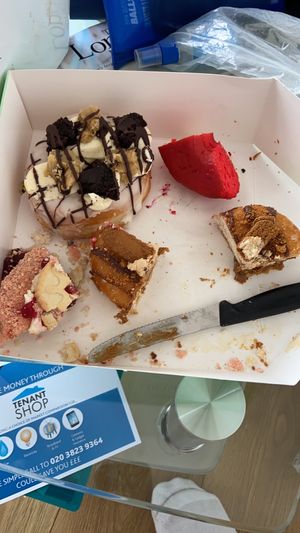 Sharing is caring.  at Rodeo Doughnuts  in West London