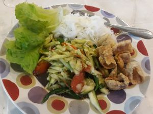 Cucumber salad at Vegan Food Bar by Pu - Food Stall in Koh Phangan