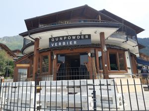 Exterior at Gunpowder Curry in Verbier