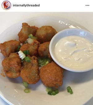 Vegan wings & almond ranch  at Loving Hut - Cape Coral in Cape Coral