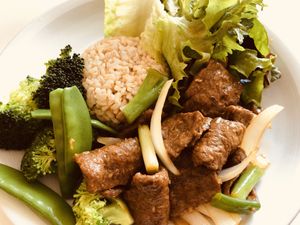 Mongolian delight at Loving Hut - Cape Coral in Cape Coral