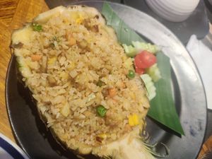 Pineapple fried rice at Wai Thai in Hanoi