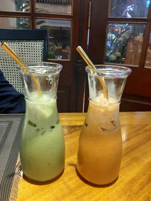 Signature Thai iced tea at Wai Thai in Hanoi