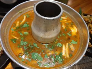 Tomyum soup at Wai Thai in Hanoi