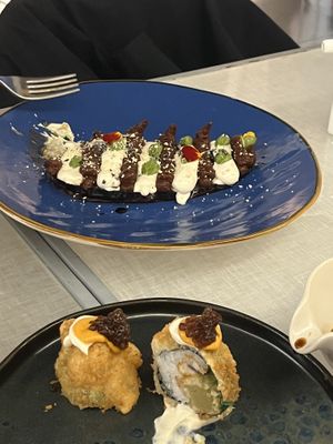 Eggplant parmigiana   at Mame Ostrichina in Naples