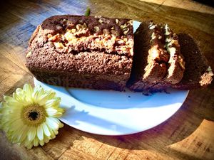 Buckwheat Banana Molasses Bread GF  at Dharma Cafe in Bainbridge Island