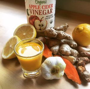 Immunity Shot at Dharma Cafe in Bainbridge Island