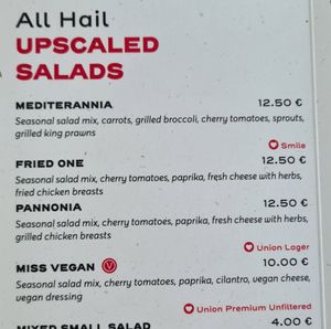 And the salad at Pivnica Union in Ljubljana