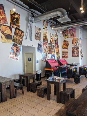 Decor at Indian Street Cafe in San Jose