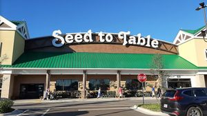 Outside of store at Seed to Table Market in Naples