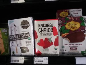 Some of their vegan ice pops at Seed to Table Market in Naples