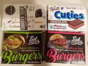 Some vegan items I got there. at Seed to Table Market in Naples