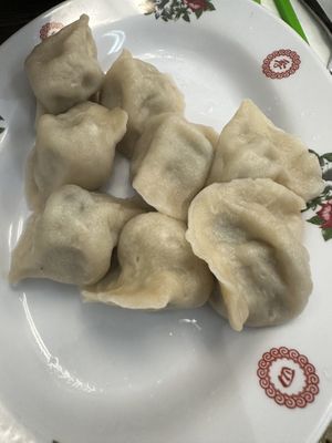 Vegetable dumplinggs  at Dumpling Empire in South San Francisco