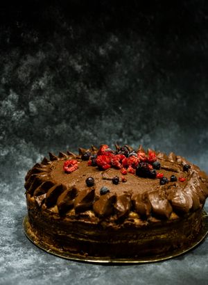 torta choco at VeguiDeli in Buenos Aires