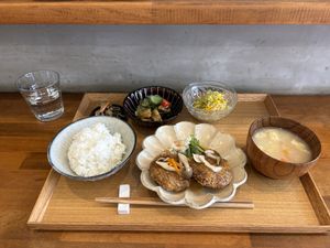 Amazing vegetarian food, definitely worth the travel!!   at Vege Sarah ベジさら食堂 in Fukuoka