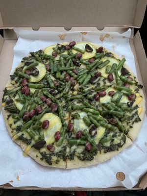 Vegetables pizza  at Vegan Pizza in Minsk