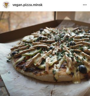 Pizza at Vegan Pizza in Minsk