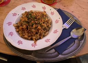 Halušky  at Bullerbyn in Prague