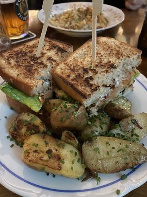 Sandwich with housemade tempeh 😍  at Bullerbyn in Prague