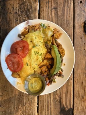 Vegan hash  at Cultivate Food & Coffee in Atlanta