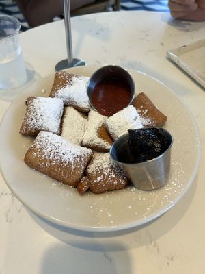 Vegan and gluten free beignets   at Cultivate Food & Coffee in Atlanta