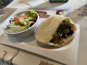 Vegan pitta  at Pita  in Merida