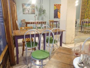 Mesas e cadeiras at Mamma Veg in Santa Maria