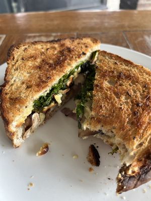 Vegan mushroom melt  at The Root Cafe in Lakewood