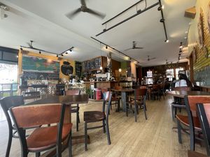 Dining  at The Root Cafe in Lakewood