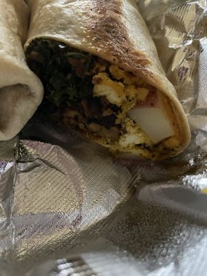 Tofu scramble wrap  at The Root Cafe in Lakewood