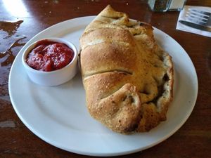The Constant Variable Calzone at The Root Cafe in Lakewood