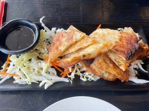 Scallion pancakes at Cravings in Geneva