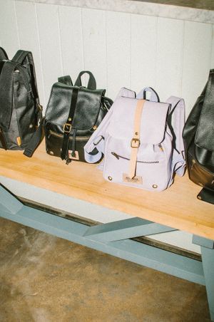 Vegan backpacks at Gorrión in Buenos Aires