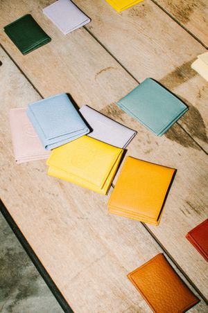 Handmade Vegan wallets at Gorrión in Buenos Aires