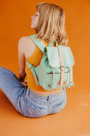 Vegan backpack at Gorrión in Buenos Aires