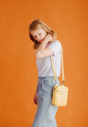 Wellow messenger Bag at Gorrión in Buenos Aires