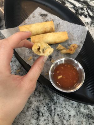 Spring rolls  at E Ramen + in Atlanta