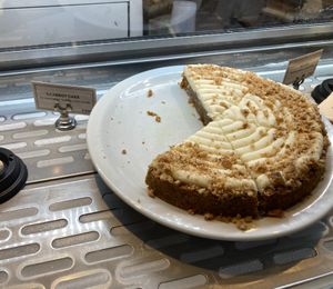 Vegan carrot cake at EZE - Le Pain Quotidien - TB in Buenos Aires