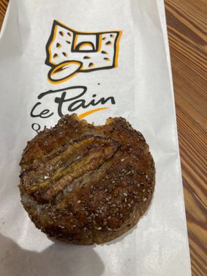 Tofu-chia-banana muffin at EZE - Le Pain Quotidien - TB in Buenos Aires