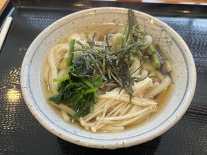 Vegan Udon  at Sun Yamaki in Nozawaonsen