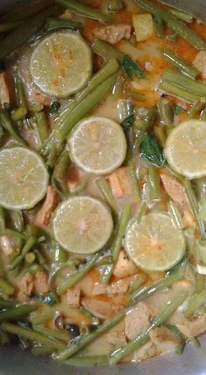 Geng tepo at Vegan Restaurant Mukdahan in Mukdahan