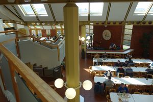Seating area at Mensa Tarforst in Trier