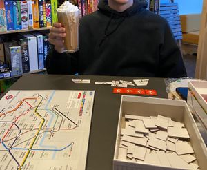 Vegan chai frappe and games! at Chance & Counters in Birmingham