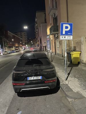 Parking across the street was easy 80 cents   at Mr. Arancino in Catania