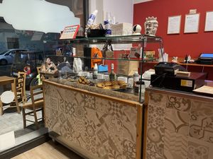 Counter  at Mr. Arancino in Catania