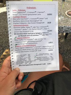 Vegan breakfast options at Café Chaos in Bernau Am Chiemsee